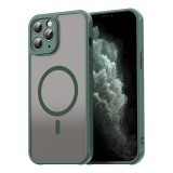 Husa iPhone 11 Pro Max Asteroid GSM HaloFrost II MagSafe, verde