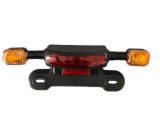 Stop Spate Motocicleta Electrica 3 in 1 LED 12V 24V 36V 48V 60V &ndash; Lampa Frana si Semnalizare pentru Scuter Electric