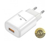 Incarcator Retea Prestico F7 12W 2.4A 1 x USB-A Alb