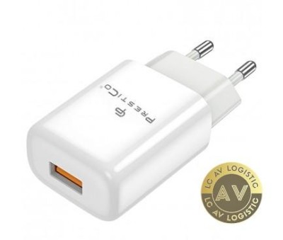 Incarcator Retea Prestico F7 12W 2.4A 1 x USB-A Alb foto