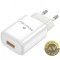 Incarcator Retea Prestico F7 12W 2.4A 1 x USB-A Alb