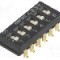 Intrerupator DIP, 2 pozitii, montare SMT, 6 sectiuni, OMRON OCB - A6SN-6101