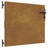 Cumpara ieftin Poarta pentru gradina, 85x75 cm, otel corten