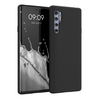 Husa pentru TCL 20 Pro 5G (2021), Silicon, Negru, 55701.47 foto