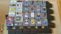 vand pachet 35 jocuri,vintage, SNES , NES , N64 ,SEGA GEAR , colectie foto