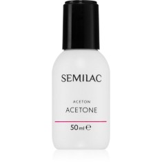 Semilac Liquids acetonă pentru a &icirc;ndepărta gelul de pe unghii 50 ml