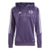 Manchester United hanorac de bărbați cu glugă Track purple - S, Adidas
