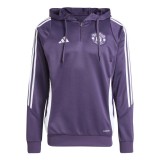 Manchester United hanorac de bărbați cu glugă Track purple - L