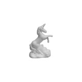 Figurina unicorn pentru activitati crafts,polistiren,12x7x18 cm