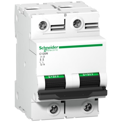 Siguranta automata 80A 2P C 10ka Activ9 C120N Schneider A9N18361 foto