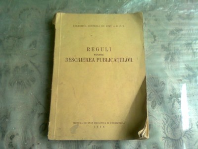 REGULI PENTRU DESCRIEREA PUBLICATIILOR foto