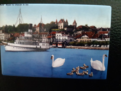 XG Magnet frigider - tematica turistica - Elvetia - Nyon foto