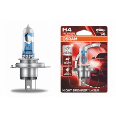 OSRAM Night Breaker Laser H4 64193NL-01BF 12V 60/55W 1 Bec Blister Auto Halogen +150% 64193NL-01BF