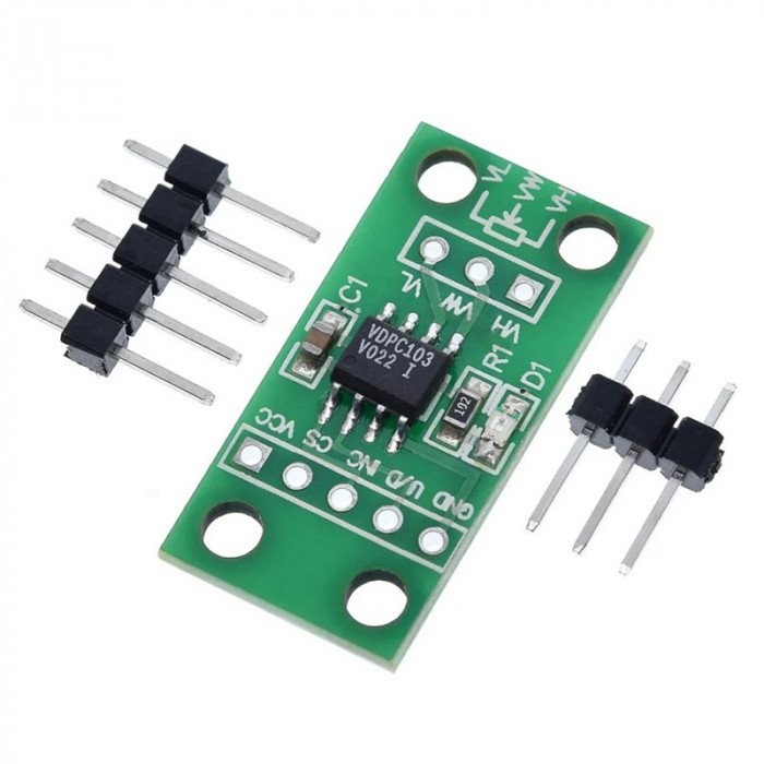 Potentiometru digital X9C103S pentru Arduino