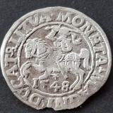 Polonia 1/2 groschen 1548 argint Sigismund ll August