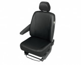 Husa auto scaun sofer Practical DV1 Master imitatie piele neagra pentru Renault Master 3, Opel Movano 3, Nissan NV 400 , dupa 2010 AutoDrive ProParts, Kegel