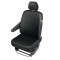 Husa auto scaun sofer Practical DV1 Master imitatie piele neagra pentru Renault Master 3, Opel Movano 3, Nissan NV 400 , dupa 2010 AutoDrive ProParts