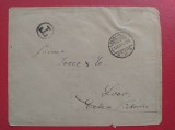 1918 - PLIC CIRCULAT - POSTA GERMANA IN ROMANIA - STAMPILA BUCURESTI