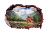 Autocolant decorativ, Gaura in perete, Multicolor, 85 cm, 533STC-1, animale si pasari, Oem