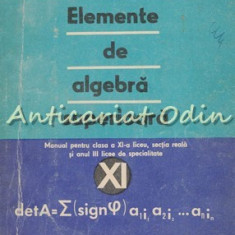 Elemente De Algebra Superioara - Eugen Radu - Manual Pentru Clasa A XI-a