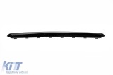 Spoiler negru lucios potrivit pentru bara spate A Design stil S65/S63 pentru Mercedes S-Class W222 2013-2017 Performance AutoTuning