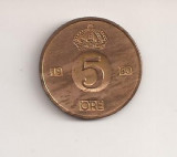 Moneda Suedia - 5 Ore 1960, Europa