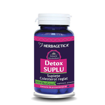 Detox Suplu, 30cps, Herbagetica foto