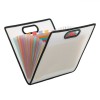 Servietă Organizatoare Office Style, 13 Compartimente, Plastic, Multicolor, Transparentă, Oem