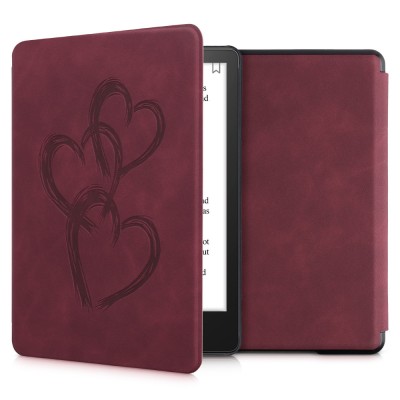 Husa pentru Amazon Kindle Paperwhite 11, Kwmobile, Rosu, Piele ecologica, 56257.15 foto