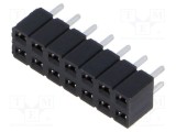 Conector şiruri pini mamă 14 PIN 2,54mm cositorit THT SAMTEC
