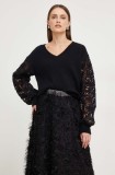 Answear Lab pulover femei, culoarea negru, light
