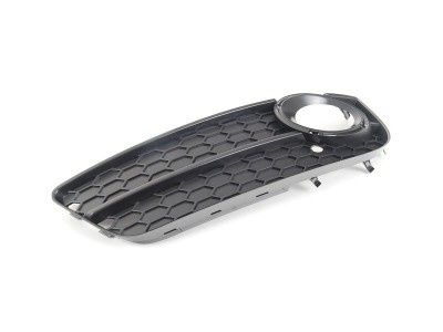 Grila bara Audi A5/S5 (B8) 03.2007-10.2011, Fata, Stanga, Cu gaura pentru proiector, 8T080768101C foto