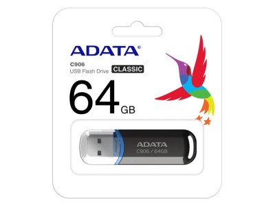 ADATA Memorie USB C906 64G Negru foto