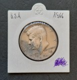1/2 Dollar &quot;Kennedy&quot; 1966, USA - A 3458, America de Nord