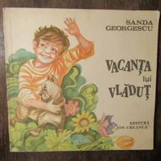 Vacanța lui Vlăduț - Sanda Georgescu (ilustrații Octavia Țarălungă)