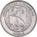 Sao Tome &amp; Principe 100 Dobras 1997 - (FAO) 17.5mm, V18, KM-87 UNC !!!