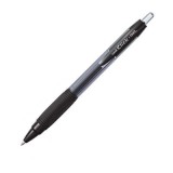 Pix cu gel Uni-ball Clickgel XSG-R7, 0. 7mm, cu mecanism, corp semitransparent, grip cauciucat, negru