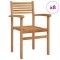 Scaun 8 buc. Maro Lemn solid de tec - 3