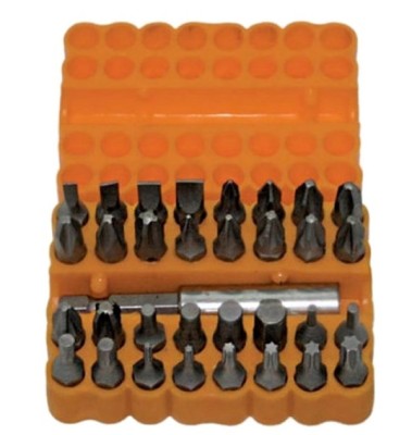 Set capete de insurubare, mixte, 33 bucati, prelungitor insurubare, Gadget, 390706 foto