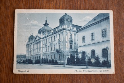 CP Oradea Nagyvarad Penzugyigazgatosagi palota foto