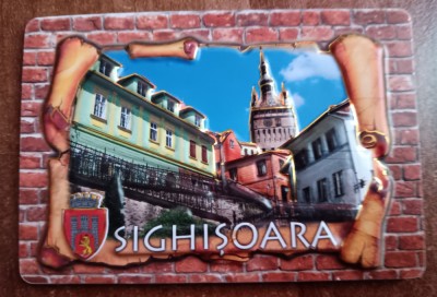D1 - Magnet frigider - tematica turism - Sighisoara - Romania 33 foto