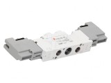 Ventil Electromagnetic 1-7 Bar 5/2 Monostabil Aluminiu IP65