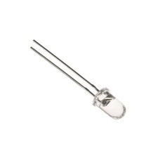 LED 5mm galben 1120-1560mcd 10-15mA 12V OPTOSUPPLY OSY5RU5A31A-12V