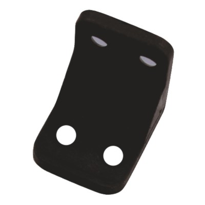 Coltar din plastic pentru sustinere blat, negru, 26 x 26 x 26 mm, 4 buc / set foto