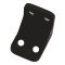 Coltar din plastic pentru sustinere blat, negru, 26 x 26 x 26 mm, 4 buc / set