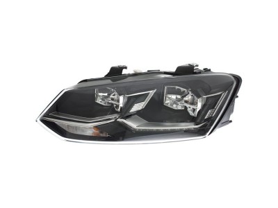Far Volkswagen Polo (6r), 05.2014-, fata, Stanga, LED+WY21W; electric; fara LED controlling unit, HELLA foto