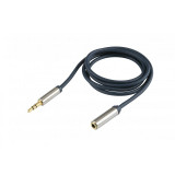 Cablu audio HiFi stereo prelungitor Jack 3.5 mm mama - 3.5 mm tata 2.5m dublu ecranat HOME, Home By Somogyi