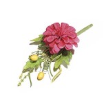Cumpara ieftin Floare artificiala roz verde cm 22.5 H