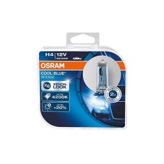 Set becuri auto cu halogen Osram H4 12 60/55W P43t Cool Blue Intense Box 4200K.