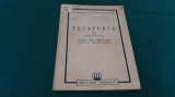 ȚESĂTORIA*VOL. I/ PREPARAȚIA/ MANUAL UNIC ȘCOLI MEDII ȘI PROFESIONALE / 1950